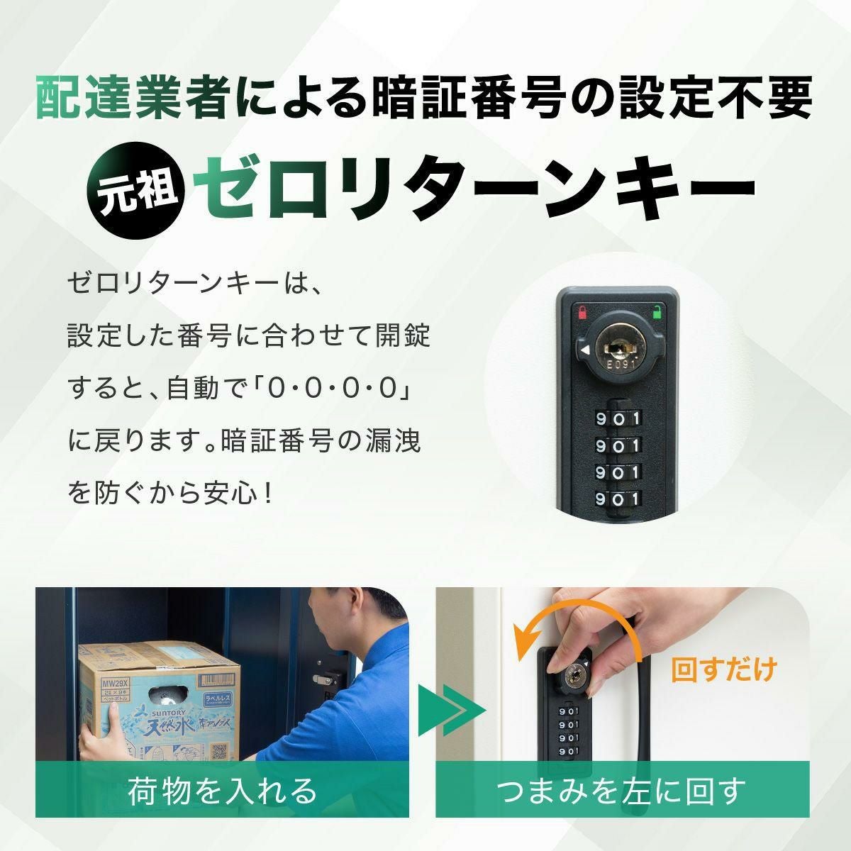 宅配ボックス ルスネコボックス 戸建て用 大容量 スタンダードタイプ