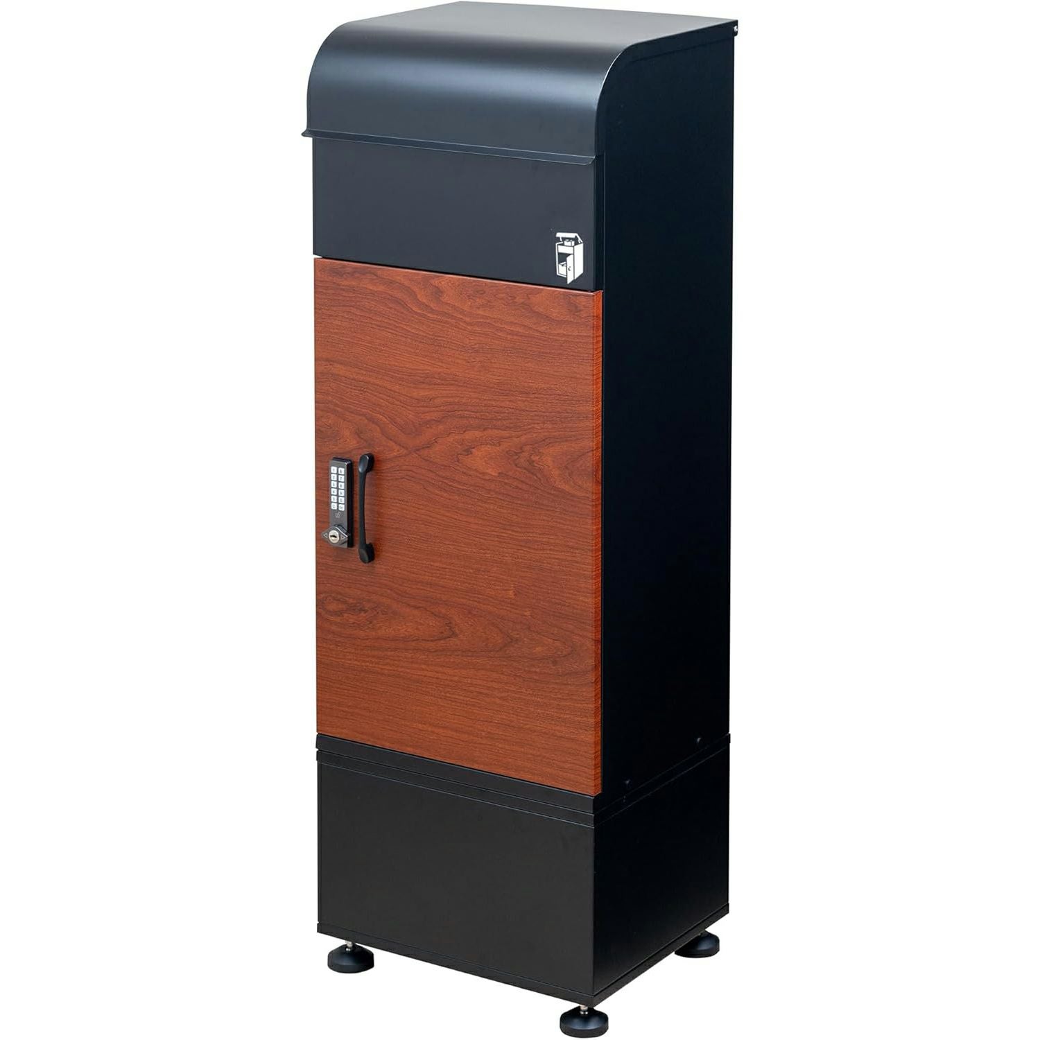 宅配ボックス ルスネコボックス Premium｜専用ベースセット・木目